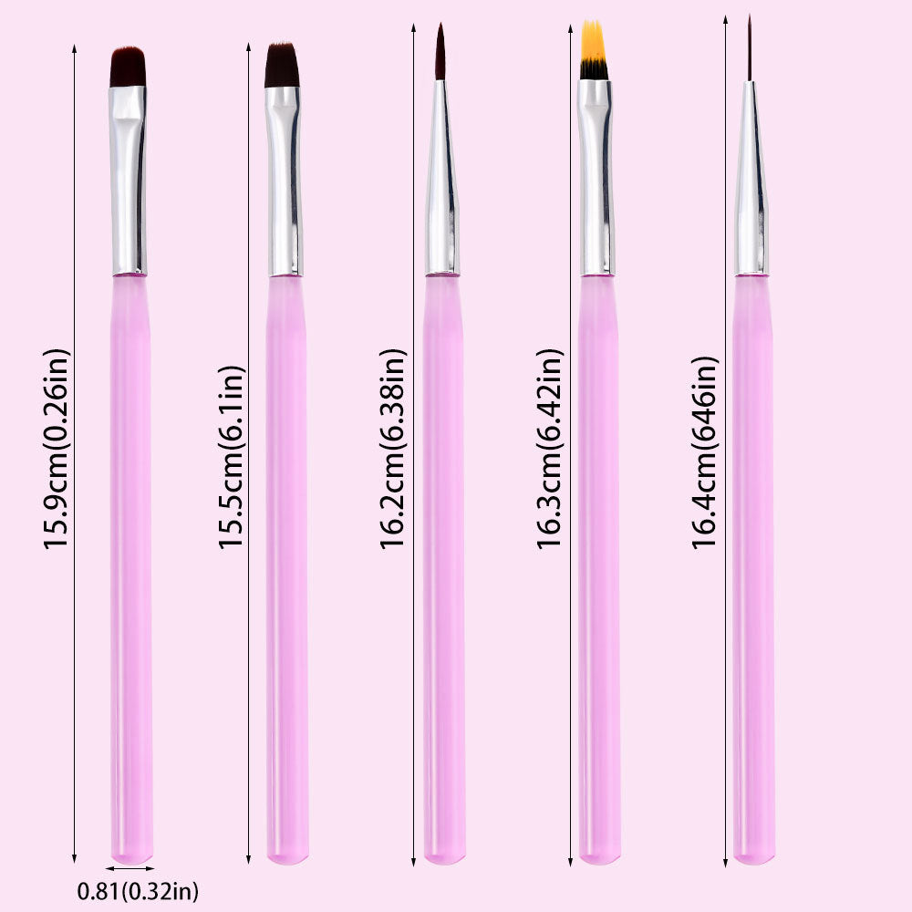 Professional Nail Art Detail Brush Set Kalsten
