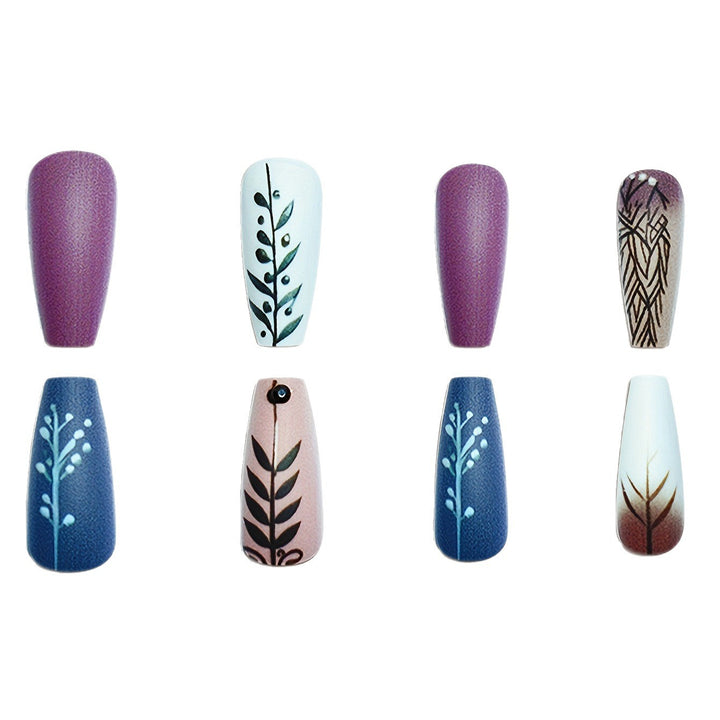 Detailed Botanical Nail Art Set Kalsten