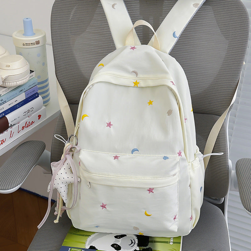 Embroidered Moon and Star Backpack Kalsten