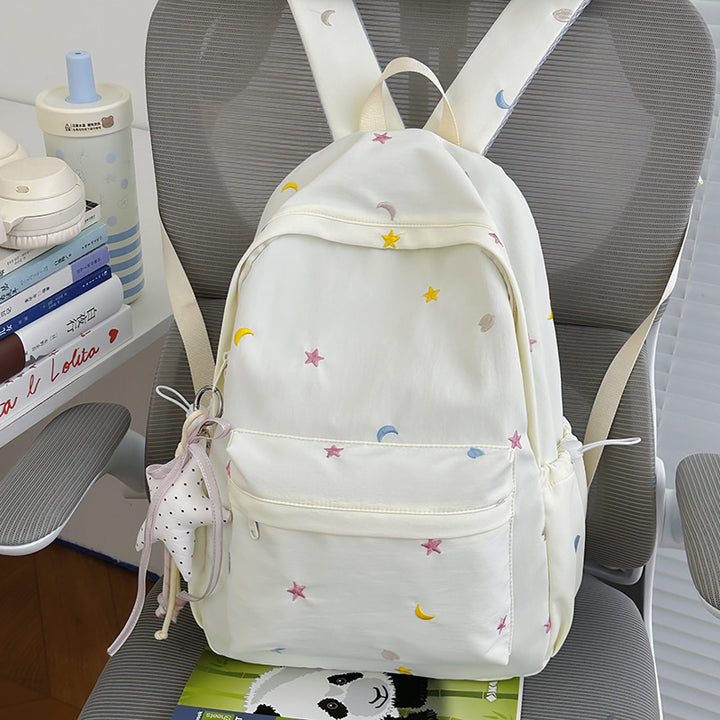 Embroidered Moon and Star Backpack Kalsten