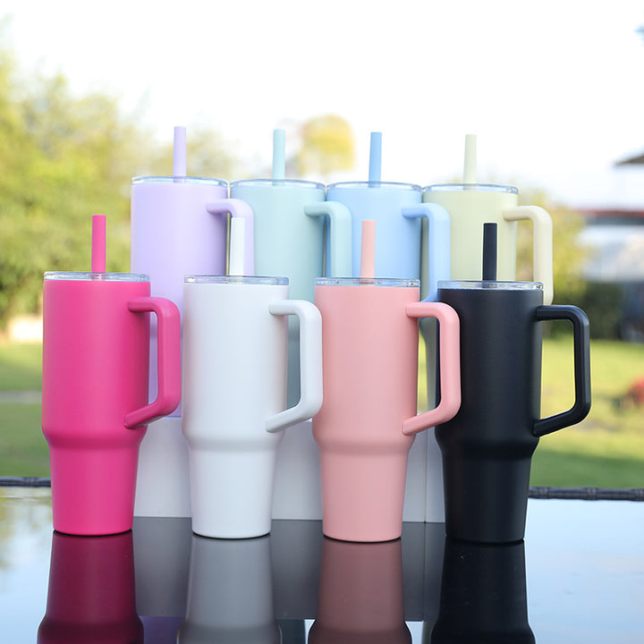 Women’s insulated mug with large capacity and ergonomic handle Kalsten