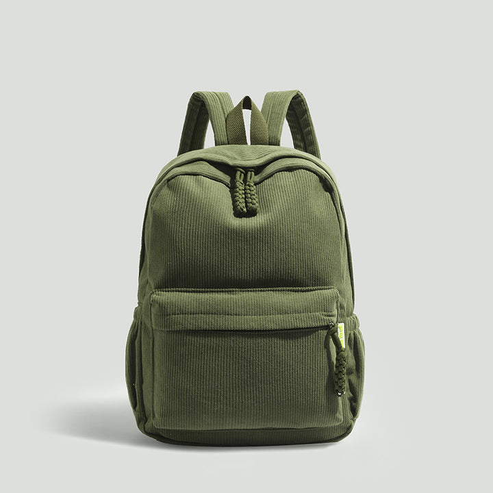 Ribbed Fabric Lightweight Backpack Kalsten