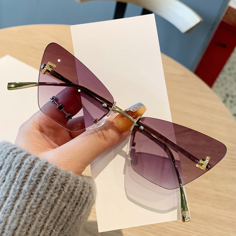 Womens Cat-Eye Sunglasses in modern design with innovative frame Kalsten