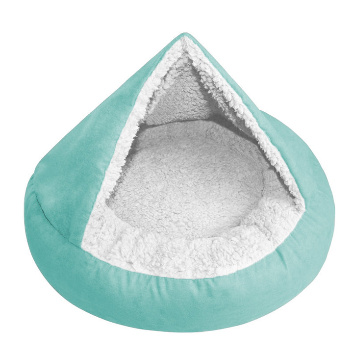 Cozy Triangle-Shaped Dog Bed
