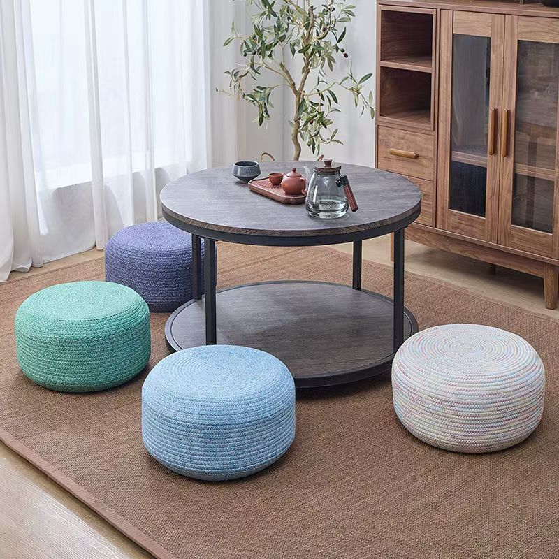Handcrafted seat pouf Kalsten