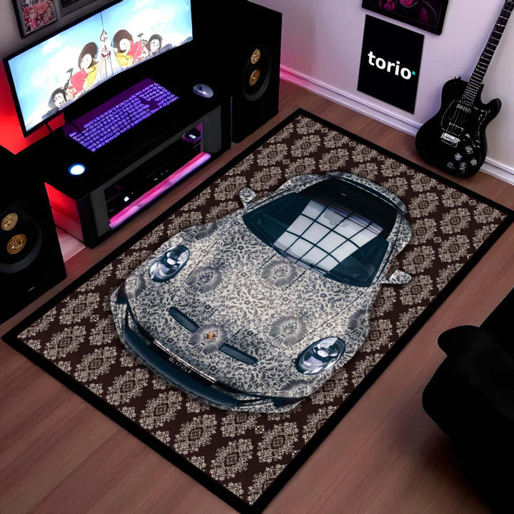 Artistic Floral Printed Area Rug