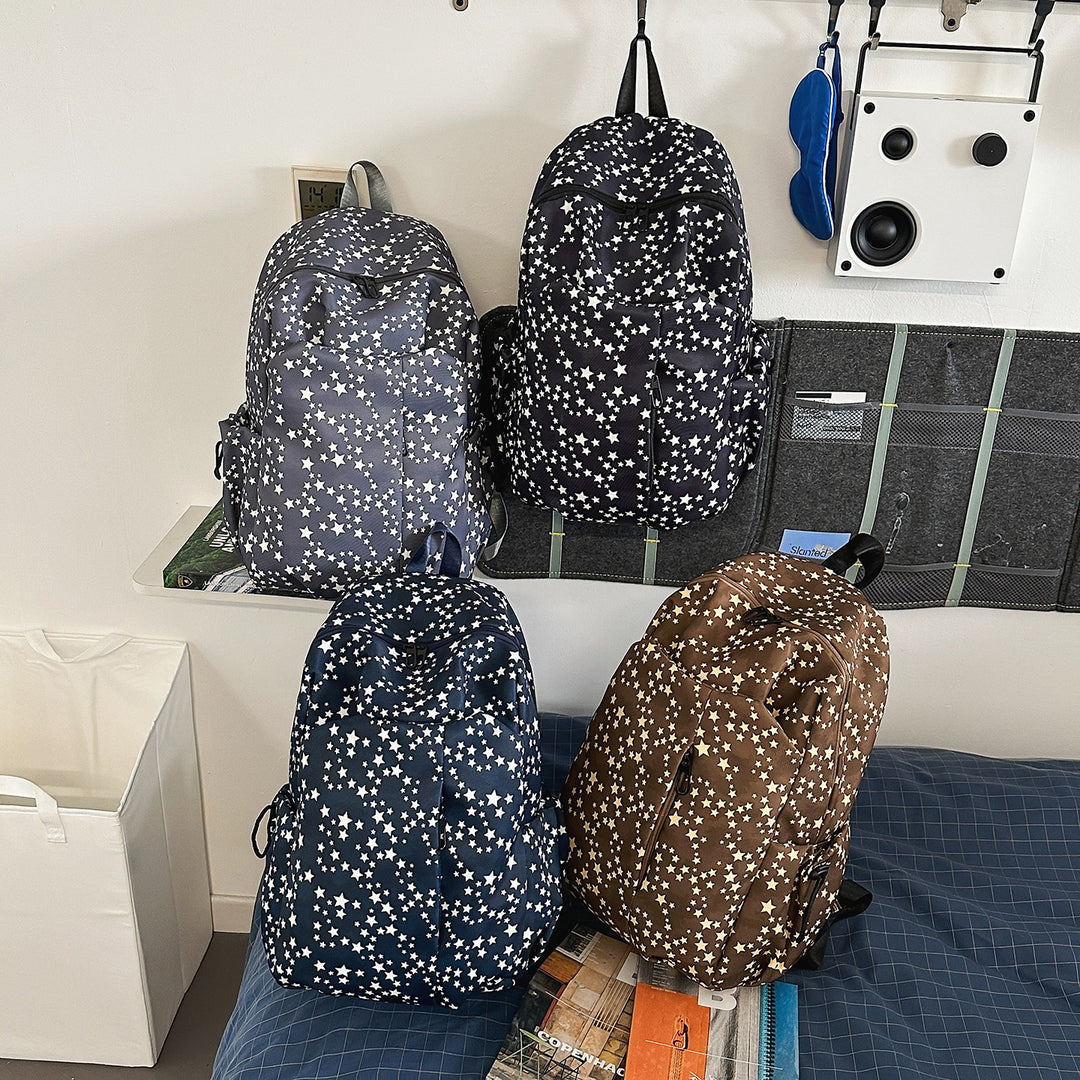 Casual Star-Patterned Backpack Kalsten 1791206130