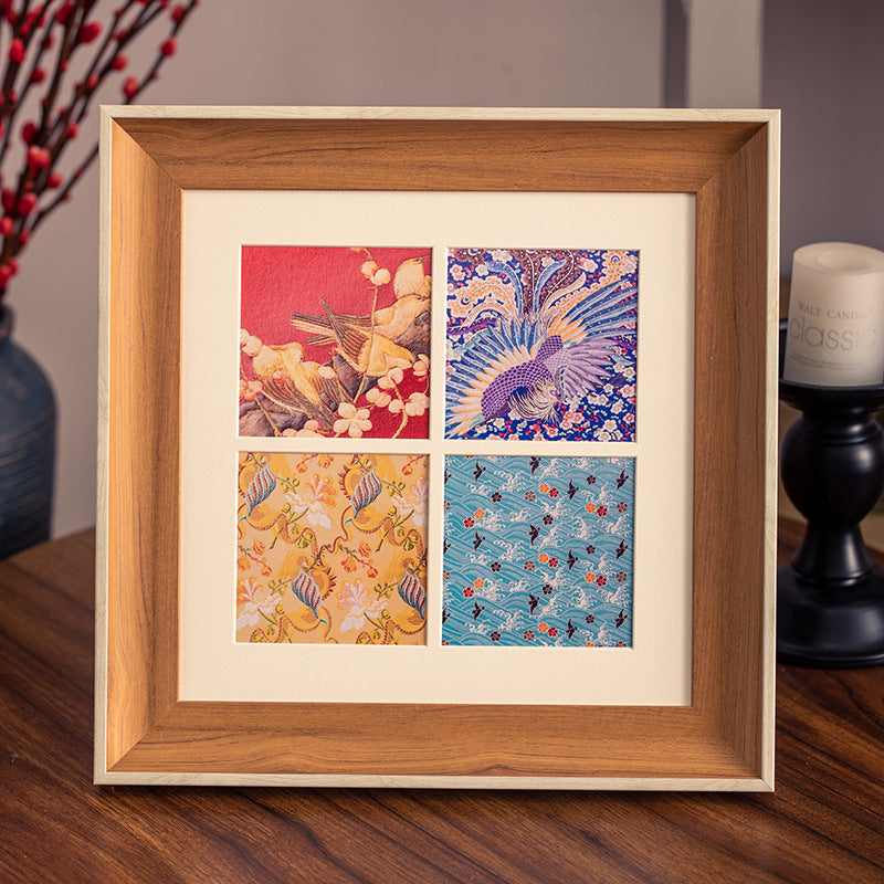 Artistic Framed Japanese Cultural Art Display