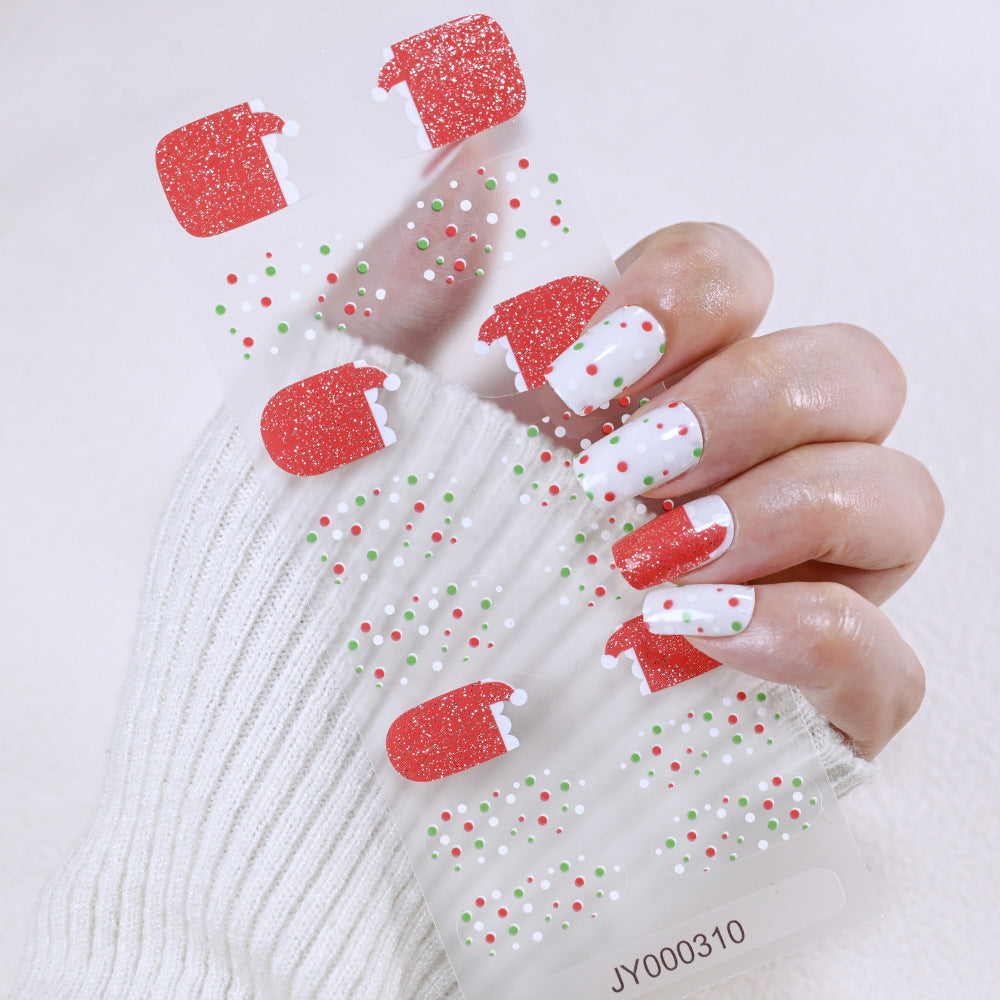 Holiday-Themed Nail Art Stickers