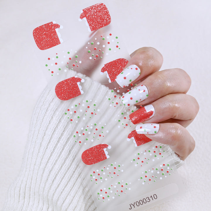 Holiday-Themed Nail Art Stickers