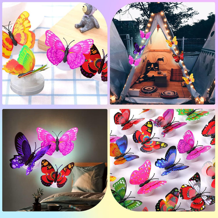 Glittering Butterfly Hair Clips Kalsten