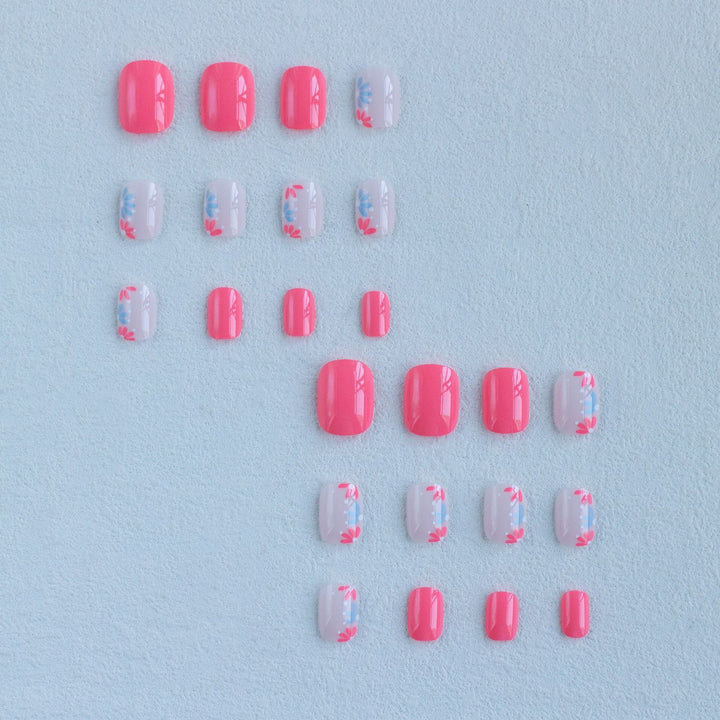 Decorative Floral Nail Art Set