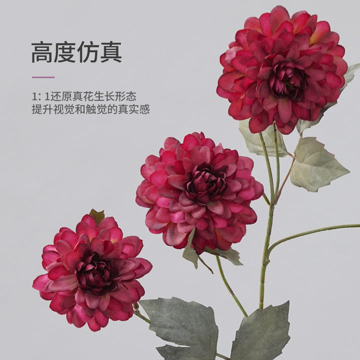 Elegant Artificial Dahlia Bouquet