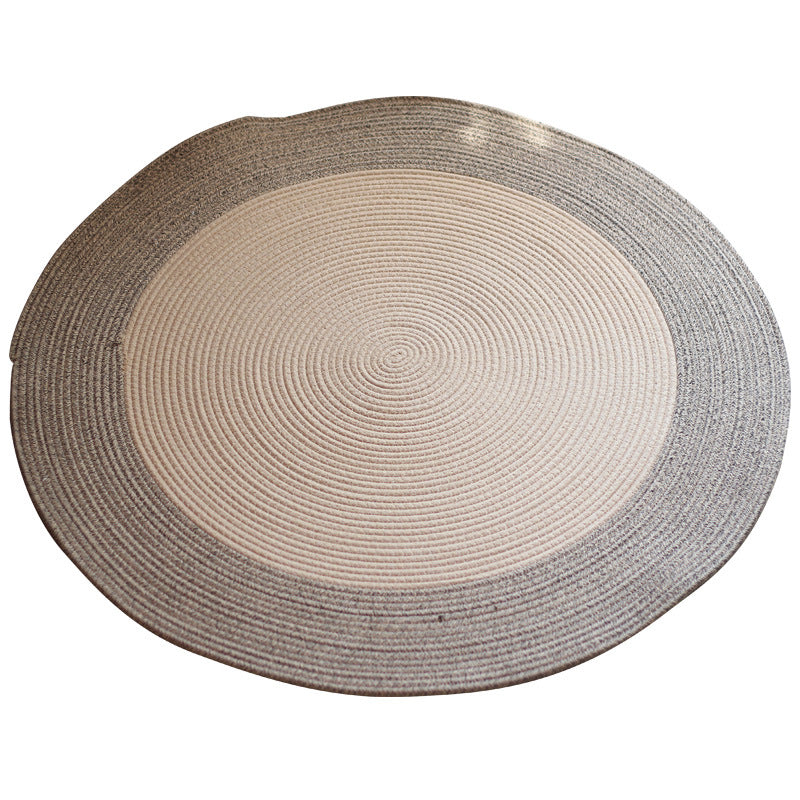Round woven rug Kalsten