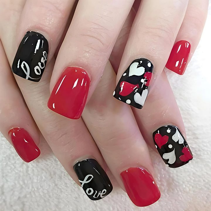 Creative Love-Themed Nail Art Kalsten
