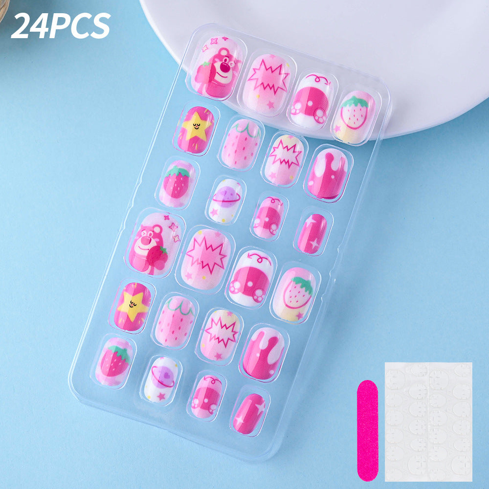 Themed Summer Beach Nail Art Press-On Nails Kalsten