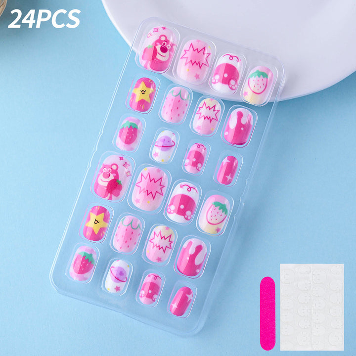 Themed Summer Beach Nail Art Press-On Nails Kalsten