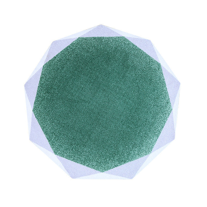 Decorative Round Area Mat Kalsten