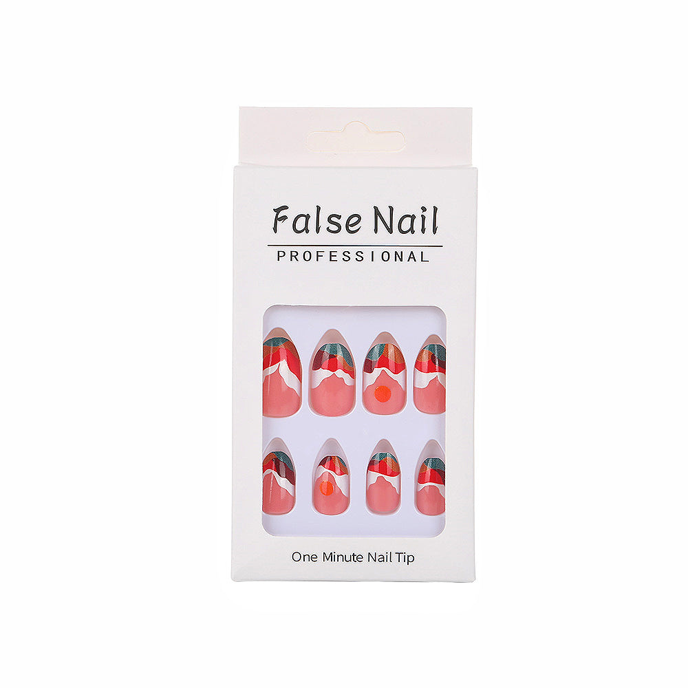 Artistic Nail Tips with Modern Gradient Color Kalsten
