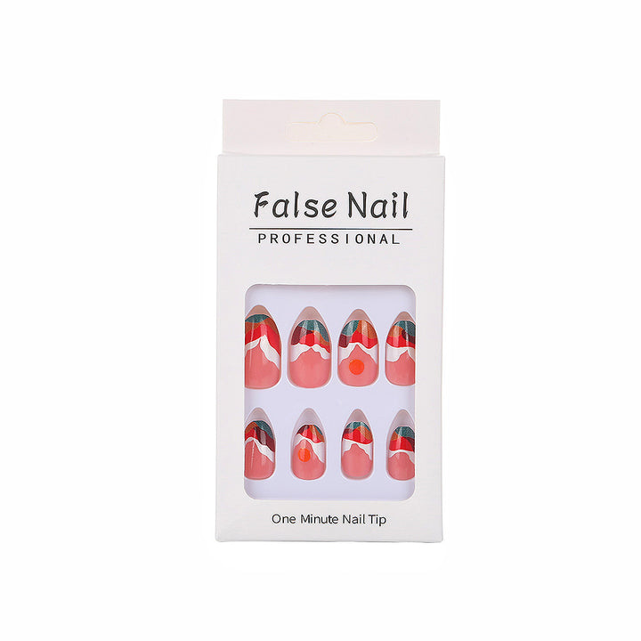 Artistic Nail Tips with Modern Gradient Color Kalsten