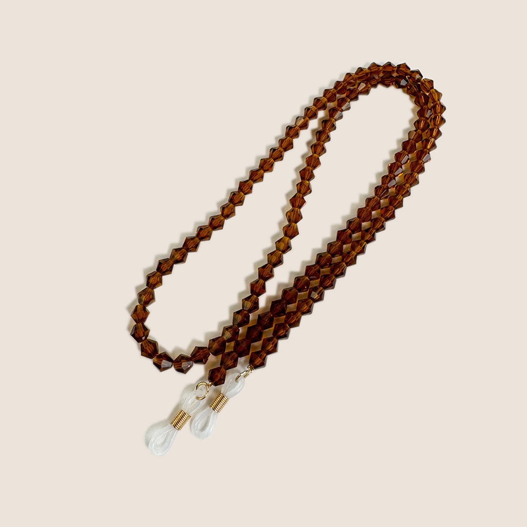 Beaded Eyewear Chain with Clear Tips Kalsten