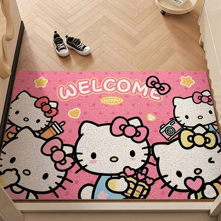 Cartoon Character Welcome Mat for Entrance