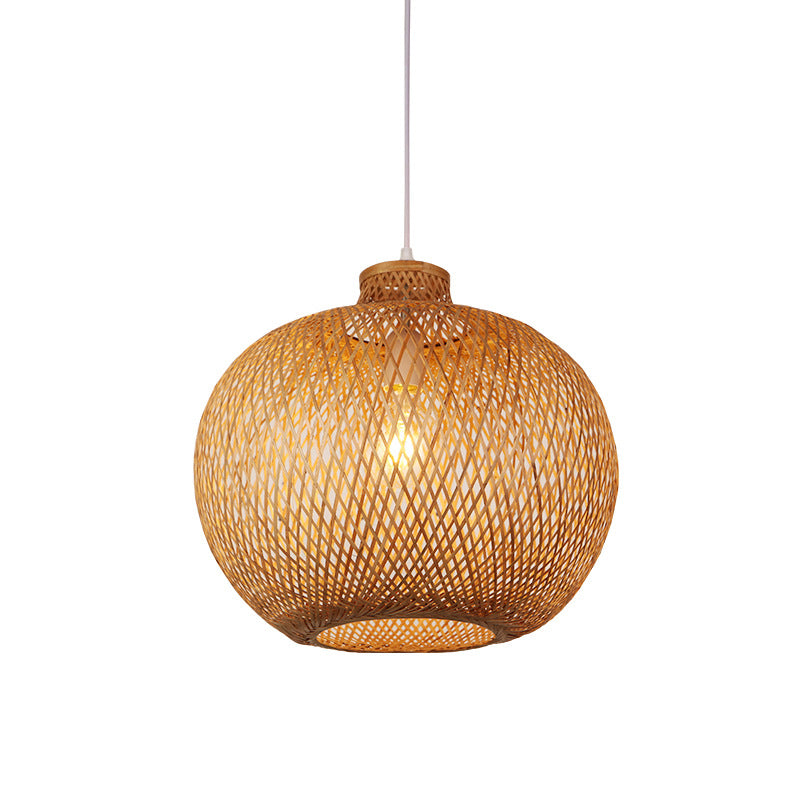 Woven Bamboo Ceiling Lamp