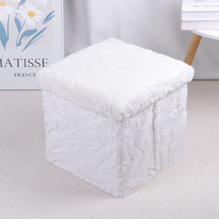 Plush Rectangular Storage Ottoman Kalsten