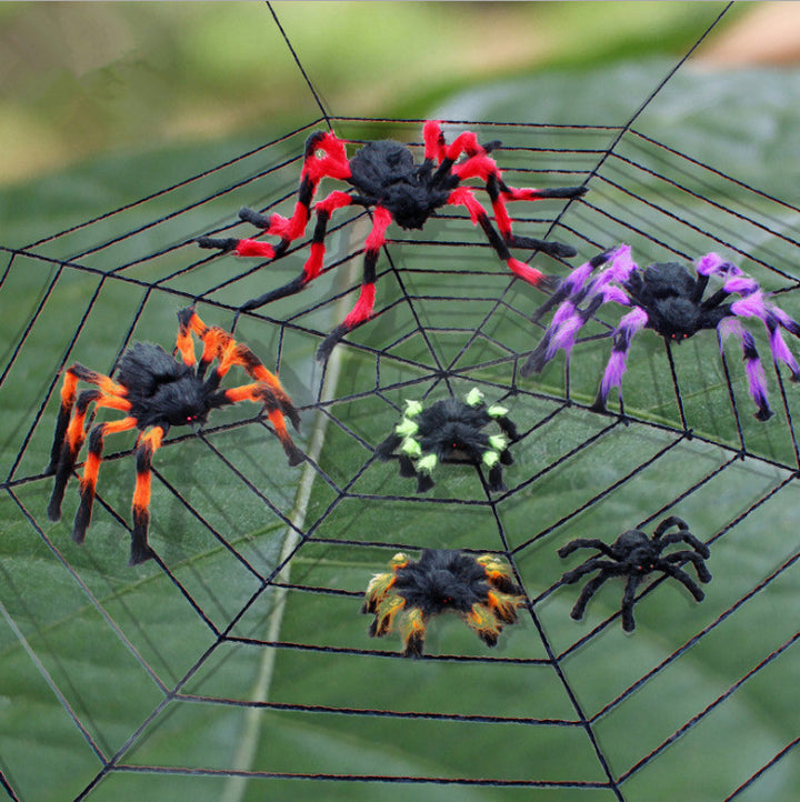 Realistic Spider Decorations Set Kalsten