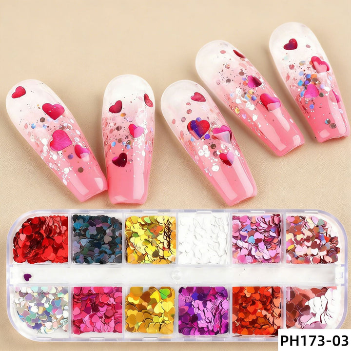 Colorful Nail Art Decoration Set