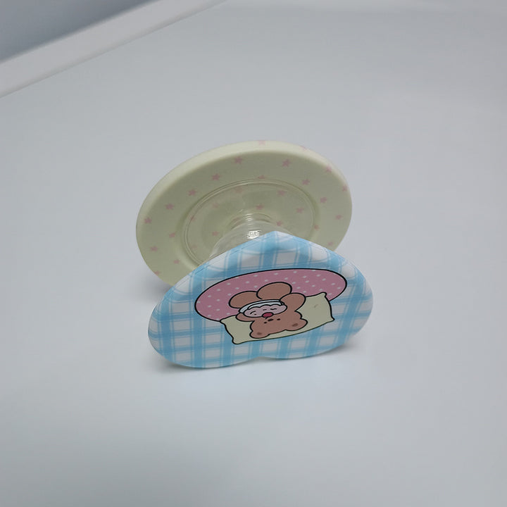 Heart-Shaped Character Phone Grip Kalsten