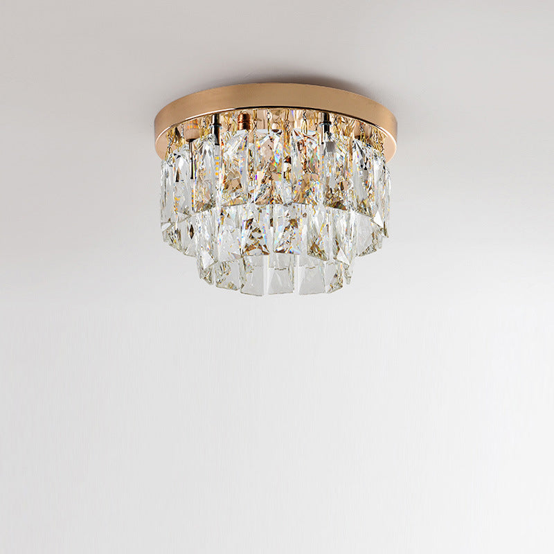 Elegant Crystal Flush Mount Light