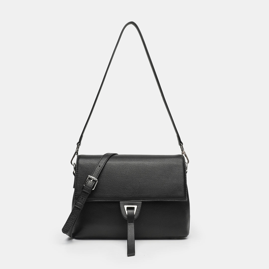Elegant Faux Leather Crossbody Bag