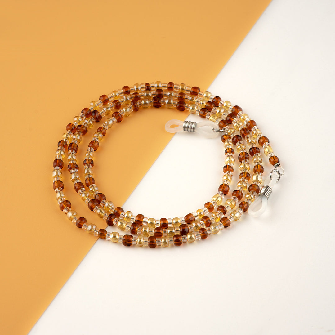 Beaded Eyewear Chain with Flexible Holders Kalsten