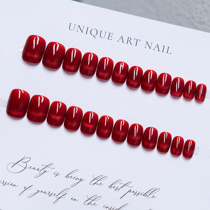 Glossy Press-On Nail Set