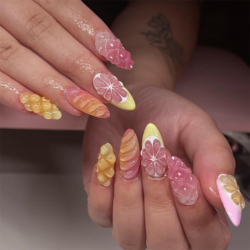 Artful Nail Art with Fruity Designs Kalsten