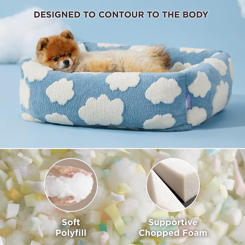 Cozy Floral Pet Bed Kalsten