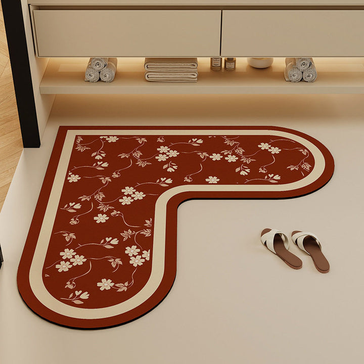 Decorative Floral Shaped Mat