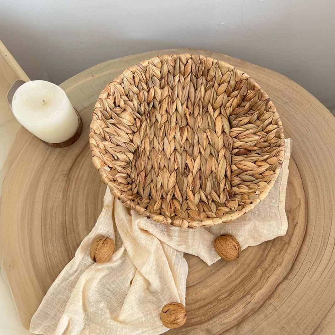 Round Woven Storage Tray Kalsten