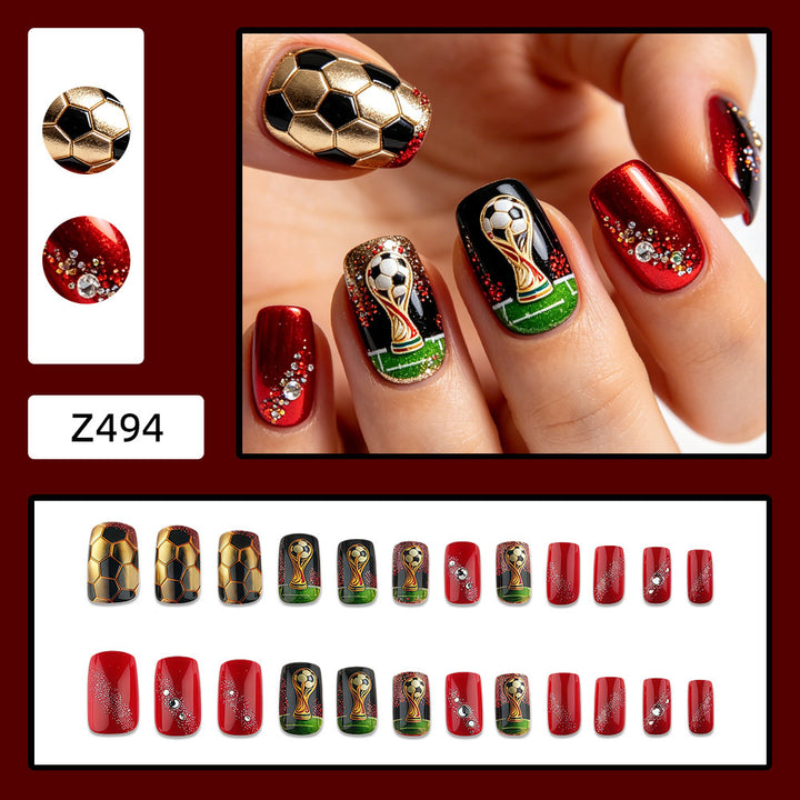Sporty Football Art Nails Kalsten