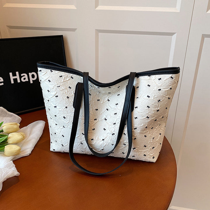 Quilted Tote Bag with Pattern Kalsten