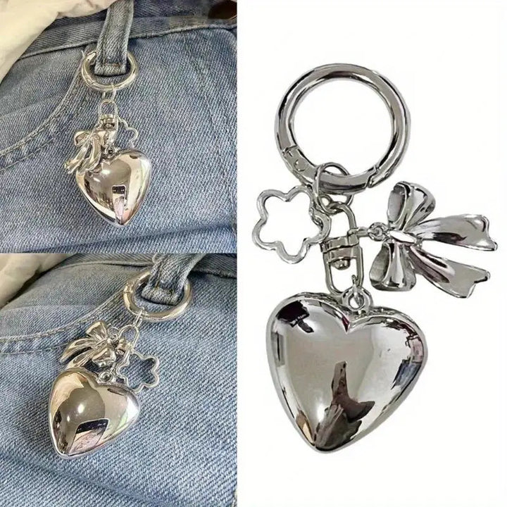 Metallic Charm Keychain Kalsten