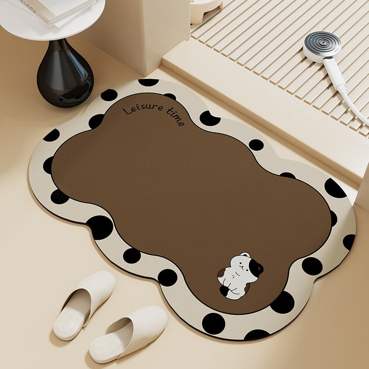 Decorative Bathroom Mat Kalsten