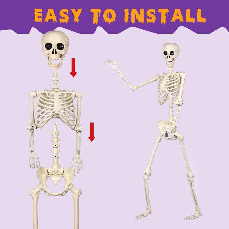 Realistic Sitting Skeleton Prop Kalsten
