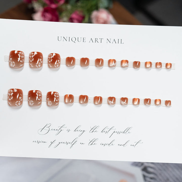 Floral-Themed Nail Art