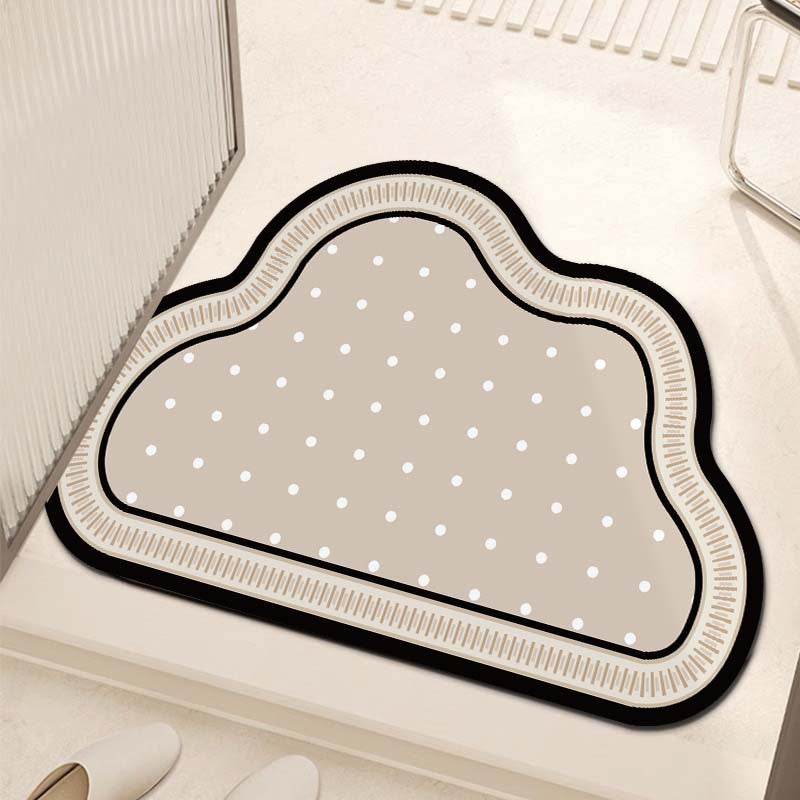 Decorative Cloud-Shaped Area Mat