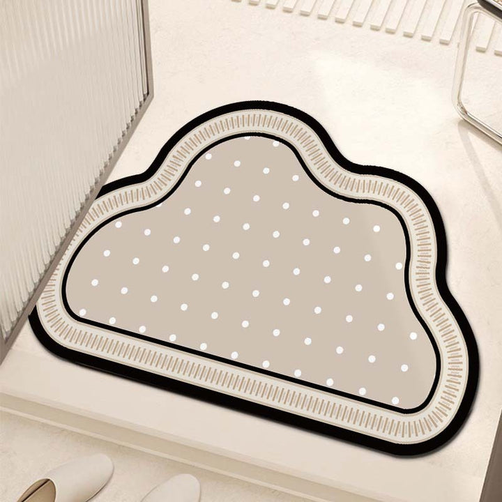 Decorative Cloud-Shaped Area Mat