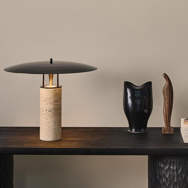 Modern Minimalist Table Lamp with Geometric Base