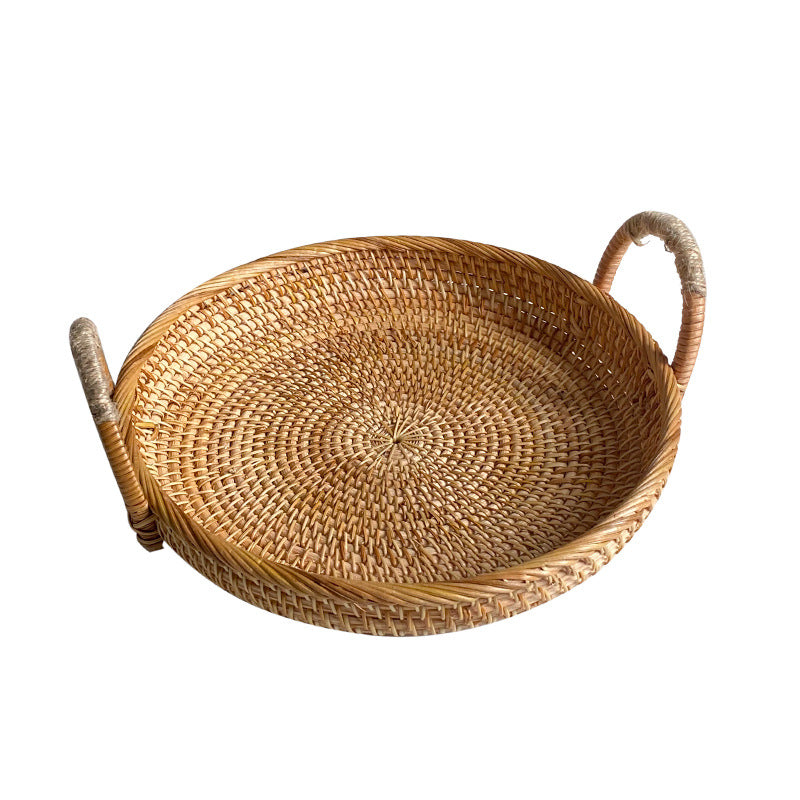 Handwoven storage basket with sturdy handles Kalsten