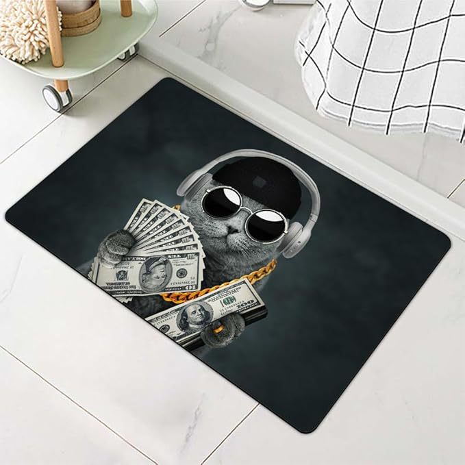 Stylish Water-Resistant Bath Mat Kalsten
